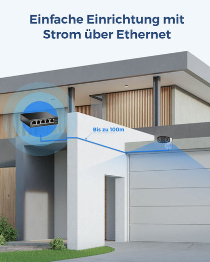 Reolink Duo 2 PoE 4K Dual-Lens Überwachungskamera aussen