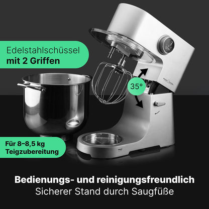 ProfiCook Küchenmaschine PC KM 1254 – 12L Schüssel 2500W