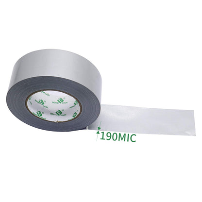 BOMEI PACK Mehrzweck-Panzertape Silber, 50 mm x 50 m, 6 Rollen