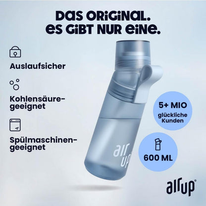 air up Twist Pro Starter Set Trinkflasche 600 ml Blueberry mit 5 Pods
