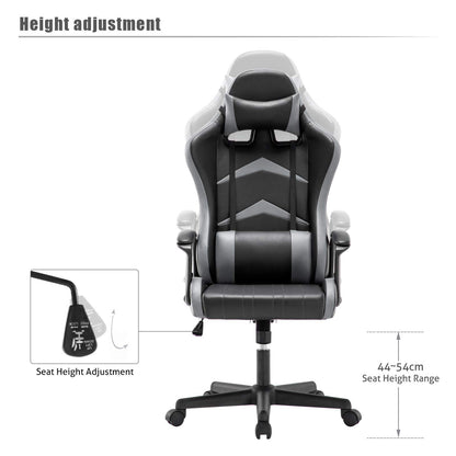 IntimaTe WM Heart Ergonomischer Gaming Bürostuhl – Grau