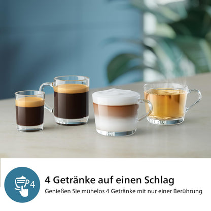 Philips 2300 Series Vollautomatische Espressomaschine – Weiss/Chrom