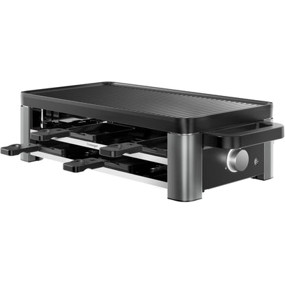 WMF Master Raclette Grill - 8 Pers. Keramikpfännchen Schwarz Matt