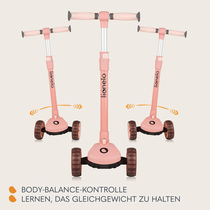LIONELO Franky 2-in-1 Kinder Balance-Roller Laufrad - Höhenverstellbar