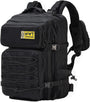 NWT XPEDITION Taktischer Rucksack 40 L mit Laptopfach, schwarz, aus 900D-Oxford-Gewebe, für Wandern und Camping