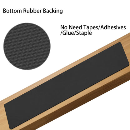 GOYLSER Anti-Rutsch Treppenmatten selbstklebend Schwarz 76x20cm 15 Stk.