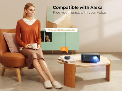 YABER K2s 4K Smart Beamer: Heimkino & Outdoor Projektor