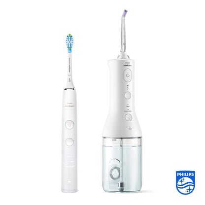 Philips Sonicare Power Flosser & DiamondClean 9000 - Weiss