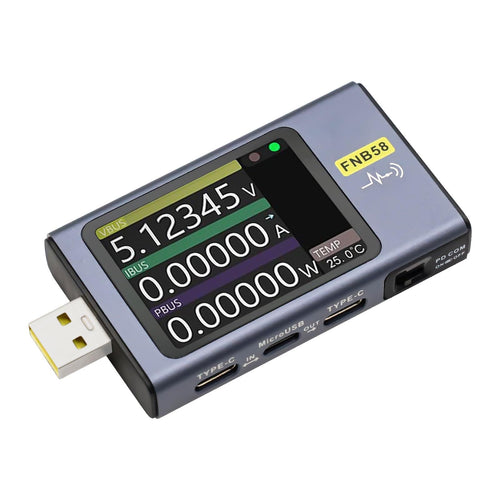 ARCELI FNB58 USB-Tester – Voltmeter Amperemeter Schnellladung Bluetooth