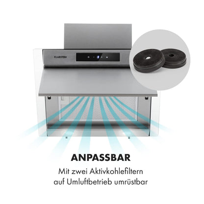 Klarstein Balzac Silent Kopffreie Wandabzugshaube 60 cm