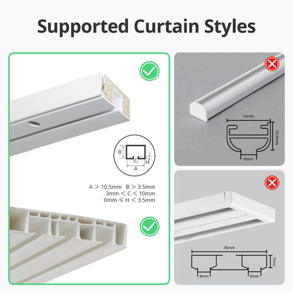 SwitchBot Vorhangöffner Curtain 3 - U Rail