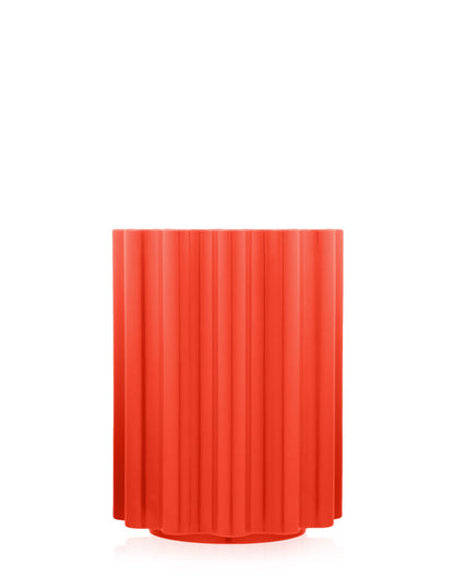 Kartell Colonna Hocker / Beistelltisch aus Technopolymer - rot