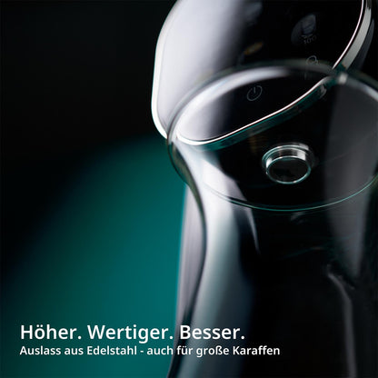 OsmoFresh Quella Pro Black Auftisch Osmoseanlage mit Heisswasser