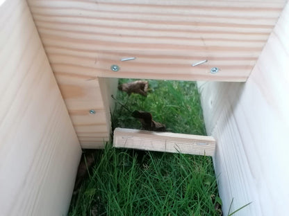 Woidwerk Manufaktur Igelhotel IG7 – gebrannt, Labyrinth, Rattenklappe