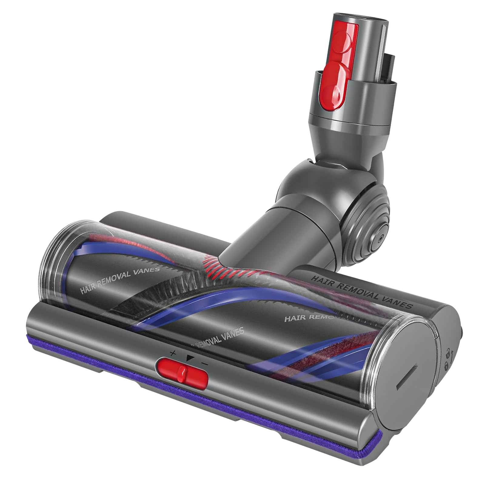 HONNAMY Torque Drive Bodendüse für Dyson V7 V8 V10 V11 V15, schwenkbarer Bürstenkopf für Hartboden und Teppich