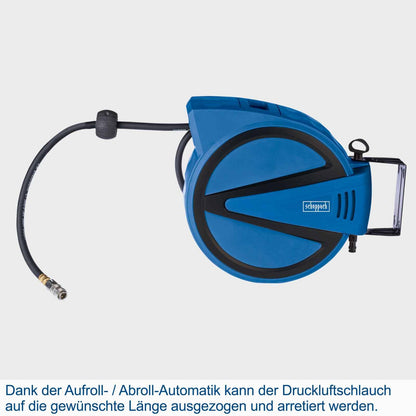 Scheppach AHR15 Druckluft-Schlauchtrommel - Automatik 15m