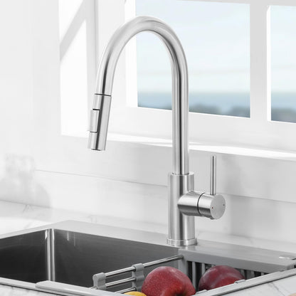 CECIPA SOFETIY Küchenarmatur mit Ausziehbrause - Edelstahl