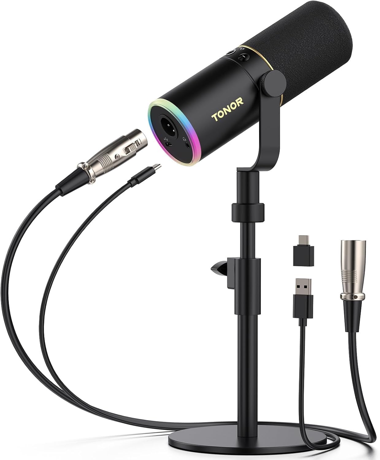 TONOR TD520S Dynamisches Mikrofon mit USB/XLR für Streaming und Gaming