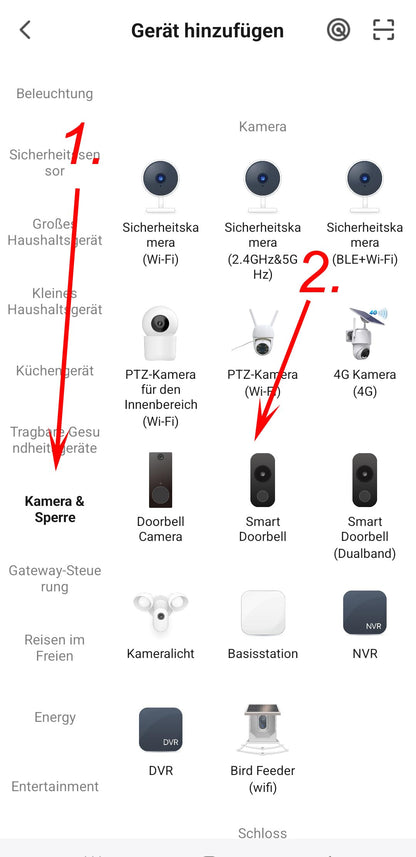 TKSTAR Türspion Kamera PD10-2, WLAN mit 4,3" Monitor und Nachtsicht