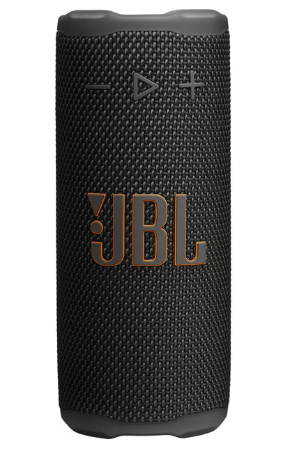 JBL Grip Bluetooth Lautsprecher, IP68 wasserdicht, Schwarz – kompakte Bauform für die mobile Musikwiedergabe