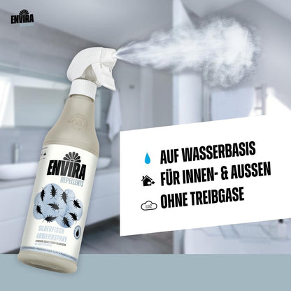 Envira Silberfisch Abwehrspray 5 Liter – Mittel mit Langzeitwirkung