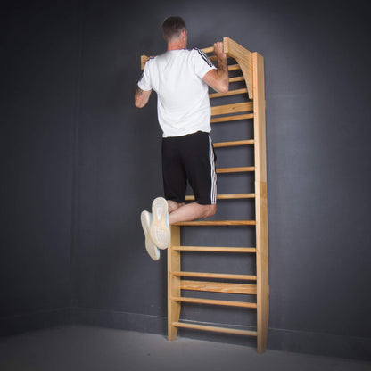 CCLIFE Sprossenwand ZERRO Holz Indoor – Turnwand Klettergerüst