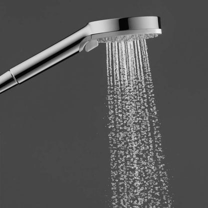 hansgrohe Vernis Shape Duschsystem mit Thermostat Mattschwarz