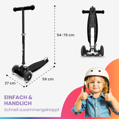 Fun Pro ONE sicherer Kinderroller - LED Räder, ab 3 J.