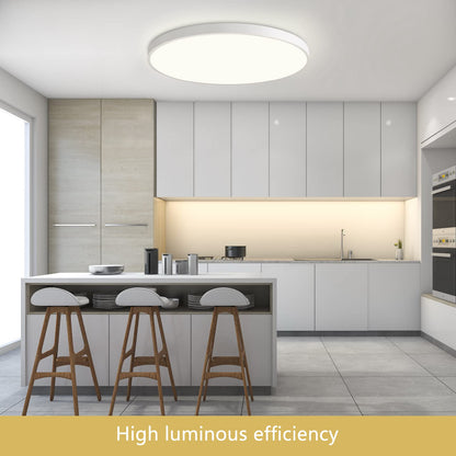 JDONG LED Deckenleuchte 90W Ø78cm - Dimmbar mit Fernbedienung