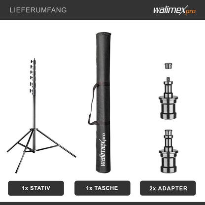 Walimex pro AIR Jumbo 730 Lampenstativ – 22.5 kg