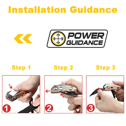 POWER GUIDANCE Gymnastikringe ABS 28mm mit verstellbaren Riemen