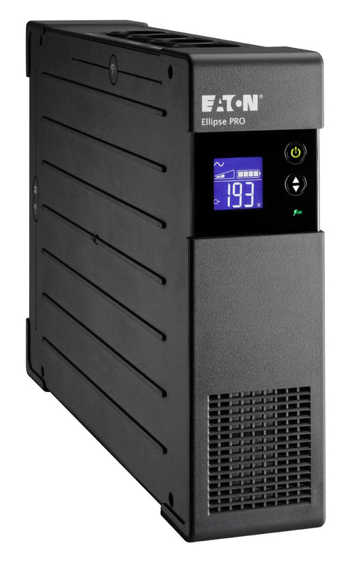 Eaton Ellipse PRO 1600 IEC USV - 1600VA Line Interactive. Schwarze USV, liefert Notstrom für IT-Geräte.