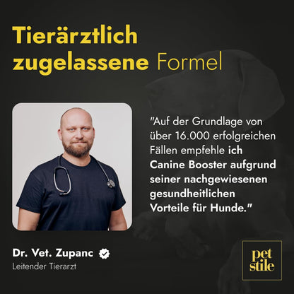 Petstile Canine Booster Grünlippmuschel-Extrakt Hund 150g Pulver