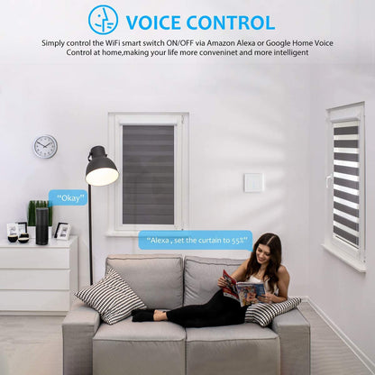 SMARTERCURRY WLAN Rollladenschalter 6.1Gen - Weiss 4er Set