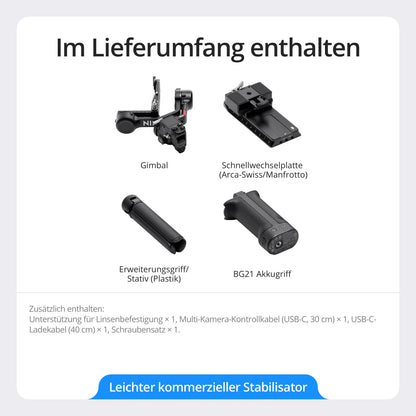 DJI RS 4 3-Achsen Gimbal für DSLR & Spiegellose Kameras