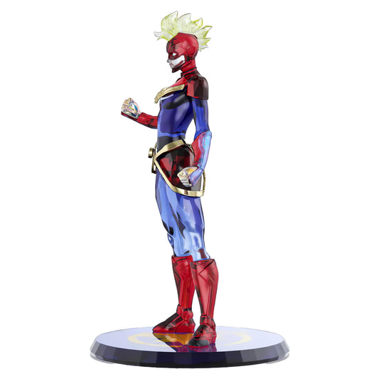 Swarovski Marvel Thor Figur aus Kristall – Sammler Edition: Facettierte Kristallskulptur von Thor. Dient als Sammlerstück zum Präsentieren.