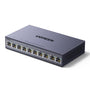 UGREEN 10-Port Gigabit PoE Switch, 8 PoE-Ports, 60W, Metallgehäuse
