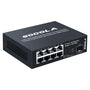 SODOLA 8-Port 2.5G Switch unmanaged mit 10G SFP+, lüfterlos – Metallgehäuse mit acht 2.5G-Ports