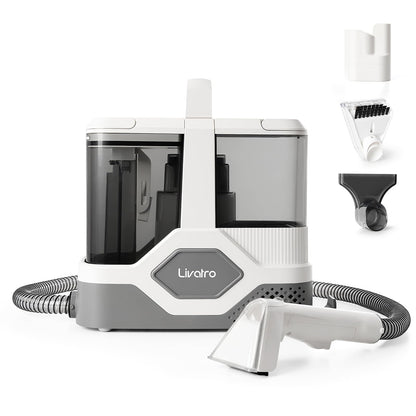 Livatro Waschsauger Polsterreiniger – Kompakt, Selbstreinigung. Reinigt Polster und Textilien mittels Sprühextraktion.