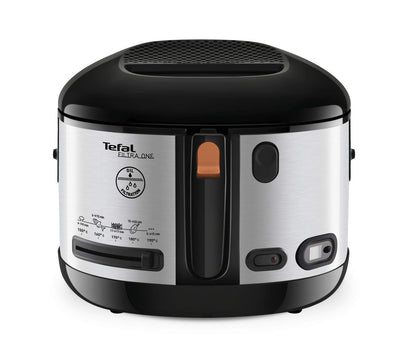 Tefal FF175D71 Fritteuse Kompakt, Edelstahlgehäuse. Zum Frittieren von Speisen mit 2.1 Liter Volumen.