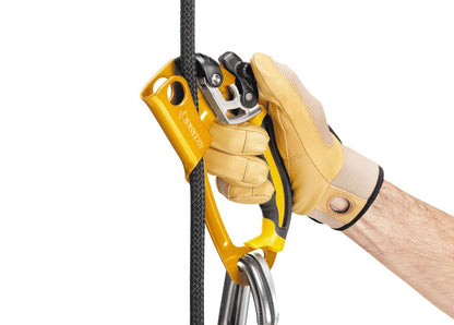 PETZL ASCENSION Seilklemme für Seilaufstieg - Rechts, Gelb
