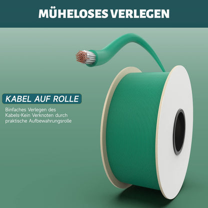 HAUSPROFI Begrenzungskabel für Mähroboter, 250 m Kupfer, Ø 2,7 mm
