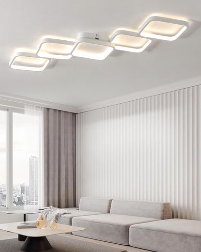 Modern LED Deckenleuchte dimmbar Fernbedienung 45W 92x31cm