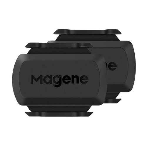 Magene S3+ Geschwindigkeits- und Trittfrequenzsensor, 2er-Set zur Montage an Radnabe und Kurbelarm