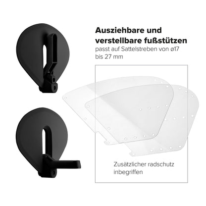 Polisport Guppy Junior CFS Kindersitz Gepäckträger - Grau