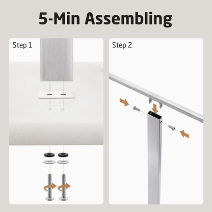 KES BTH217S3-2 Handtuchhalter 3 Stangen Stehend Marmor Gebürstet