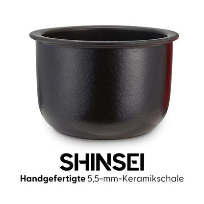 Yum Asia Tsuki Mini-Reiskocher 0.45L Keramikschüssel - Pebble Grey