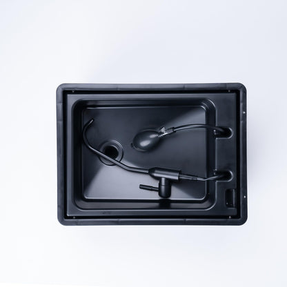 BOXIO WASH – Mobiles Spülbecken 40x30 Eurobox mit Pumpe
