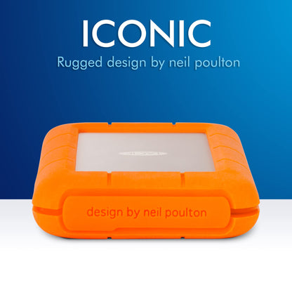 LaCie Rugged 4TB tragbare Externe Festplatte - USB-C STFR4000800