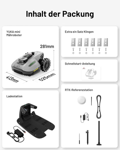 MAMMOTION YUKA Mini 700 Mähroboter - Ohne Begrenzungskabel